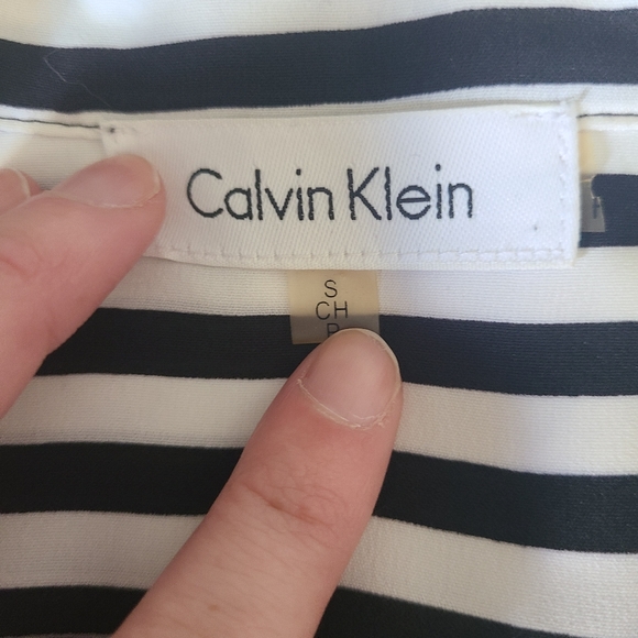Calvin Klein Long Sleeve Blouse - Picture 3 of 5